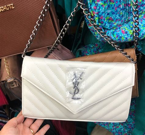 saint laurent bolsa blanca
